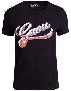 Tričká s krátkym rukávom Guess  W3GI34I3Z14 Jblk