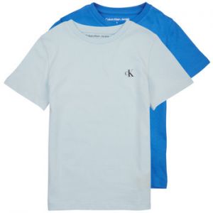Tričká s krátkym rukávom Calvin Klein Jeans  PACK MONOGRAM TOP X2