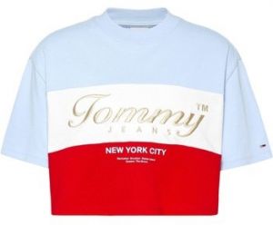 Tričká s krátkym rukávom Tommy Jeans  CAMISETA CORTA MUJER   DW0DW13827