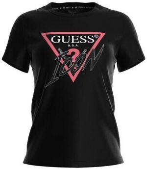 Tričká s krátkym rukávom Guess  W3GI46I3Z14 Jblk