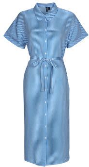 Dlhé šaty Vero Moda  VMBUMPY SS CALF SHIRT DRESS NOOS