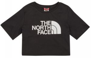 Tričká s krátkym rukávom The North Face  Girls S/S Crop Easy Tee