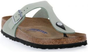 Šľapky BIRKENSTOCK  GIZEH MATCHA NOUBUCK CALZ N