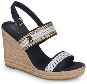 Sandále Tommy Hilfiger  GOLDEN WEBBING WEDGE