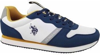 Nízke tenisky U.S Polo Assn.  NOBIL009WHIBLU01