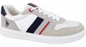 Nízke tenisky U.S Polo Assn.  ROKKO003LGRWHI01