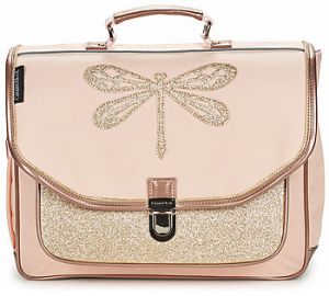 Školské tašky a aktovky CARAMEL & CIE  CARTABLE 38 CM LIBELLULE ROSE