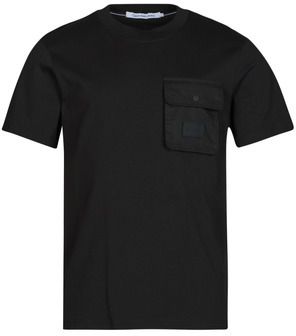 Tričká s krátkym rukávom Calvin Klein Jeans  MIX MEDIA POCKET TEE