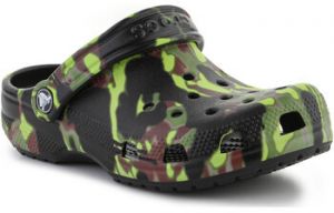 Sandále Crocs  Classic Spray Camo Clog Kids BLACK 208305-001