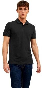 Polokošele s krátkym rukávom Jack & Jones  POLO HOMBRE CLASICO NEGRO JACK JONES 12136516