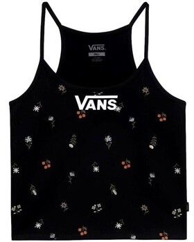 Tielka a tričká bez rukávov Vans  CAMISETA MUJER  MICRO DISTY HALTER VN0003M6BLK1