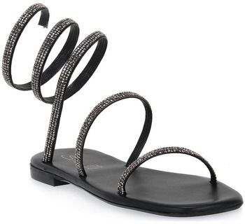 Sandále S.piero  BLACK SOFT SQUARED