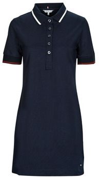 Krátke šaty Tommy Hilfiger  REG SPLIT GLB STP POLO DRS SS