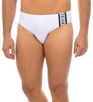 Plavky Bikkembergs  BKK2MSP03-WHITEGREEN