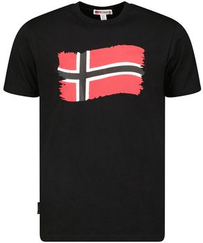 Tričká s krátkym rukávom Geographical Norway  SX1078HGN-BLACK