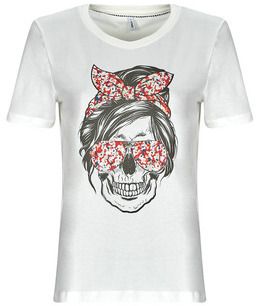 Tričká s krátkym rukávom Only  ONLABELLA L/S GLITTER V-NECK CS KNT