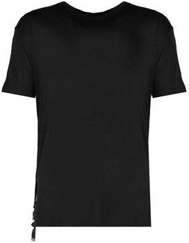 Tričká s krátkym rukávom Les Hommes  LKT144 740U | Relaxed Fit Lyocell T-Shirt