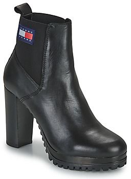 Čižmičky Tommy Jeans  Essentials High Heel Boot