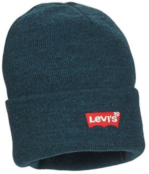 Čiapky Levis  RED BATWING EMBROIDERED SLOUCHY BEANIE