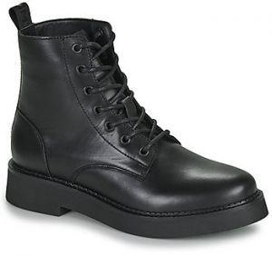 Polokozačky Tommy Jeans  TJW LACE UP FLAT BOOT