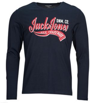 Tričká s dlhým rukávom Jack & Jones  JJELOGO TEE LS O-NECK 2 COL AW23 SN