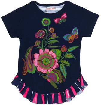 Tričká s krátkym rukávom Desigual  19SGTKXK-5000