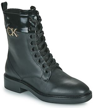 Polokozačky Calvin Klein Jeans  RUBBER SOLE COMBAT BOOT W/HW