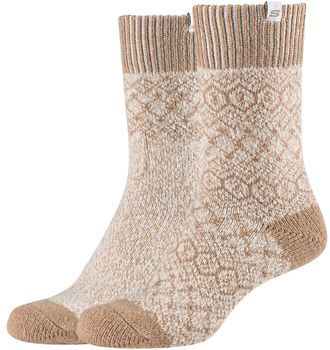Ponožky Skechers  2PPK Wm Casual Cozy Jacquard Socks