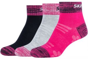 Ponožky Skechers  3PPK Wm Mesh Ventilation Quarter Socks