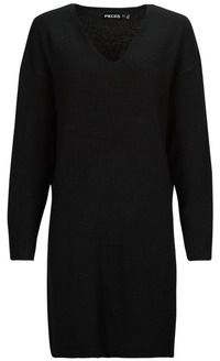 Krátke šaty Pieces  PCJULIANA LS V-NECK KNIT DRESS NOOS BC