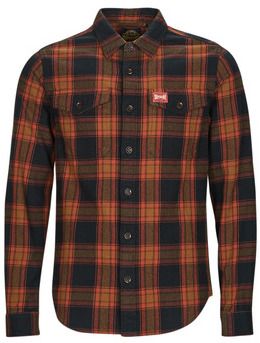 Košele s dlhým rukávom Superdry  COTTON WORKER CHECK SHIRT