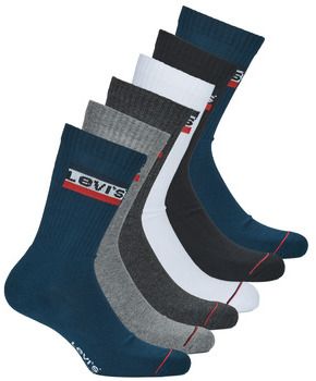 Športové ponožky Levis  REGULAR CUT SPORT LOGO X6