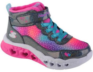 Polokozačky Skechers  Flutter Heart Lights - Simple Amor