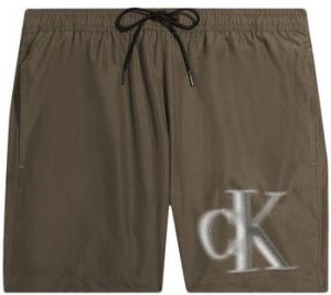 Šortky/Bermudy Calvin Klein Jeans  km0km00800-gxh brown
