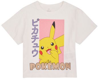 Tričká s krátkym rukávom Name it  NKFNABINA POKEMON SS LOOSE TOP BFU
