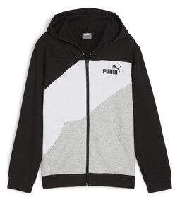 Mikiny Puma  PUMA POWER COLORBLOCK FULL-ZIP HOODIE