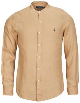 Košele s dlhým rukávom Polo Ralph Lauren  CHEMISE AJUSTEE SLIM FIT EN LIN COL MAO