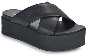 Šľapky Calvin Klein Jeans  FLATFORM CROSS MG UC