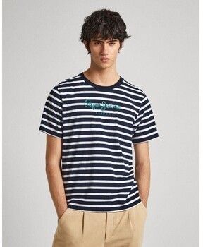 Tričká s krátkym rukávom Pepe jeans  PM509407 STRIPED EGGO