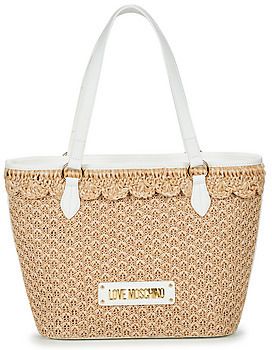 Veľká nákupná taška/Nákupná taška Love Moschino  RAFFIA