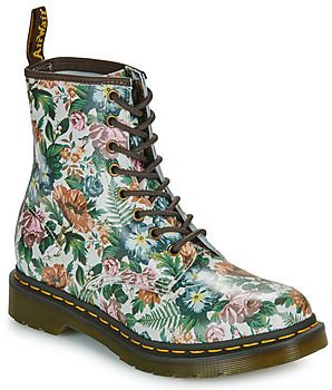 Polokozačky Dr. Martens  1460 W Multi Floral Garden Print Backhand