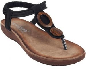 Univerzálna športová obuv Amarpies  Sandalia señora  17063 abz negro