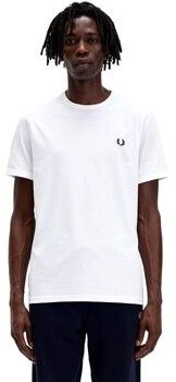 Tričká s krátkym rukávom Fred Perry  CAMISETA BLANCA HOMBRE   M3519