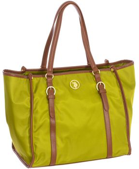 Veľká nákupná taška/Nákupná taška U.S Polo Assn.  BEUHU5922WIP-GREENTAN