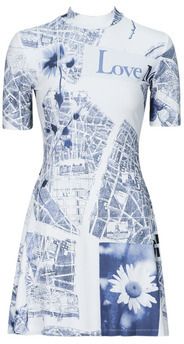 Krátke šaty Desigual  VEST_CLAVELITOS_ L