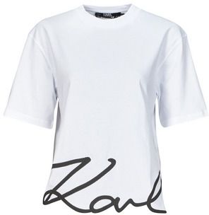Tričká s krátkym rukávom Karl Lagerfeld  karl signature hem t-shirt