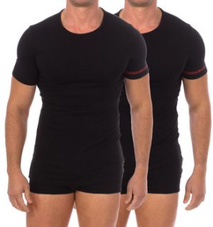 Nátelníky Bikkembergs  BKK1UTS05BI-BLACK