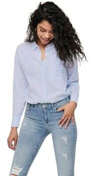 Blúzka Only  Carry Life Shirt - Cloud Dancer