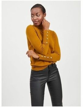 Svetre Vila  Kuza Roll Neck Knit - Tapenade