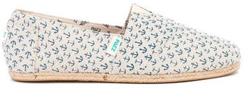 Espadrilky Paez  Kids Original Raw - Print Linen Blue